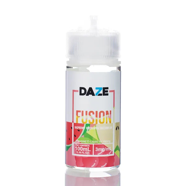 7 Daze Fusion TFN - Raspberry Green Apple Watermelon - 100ml - Black Coral